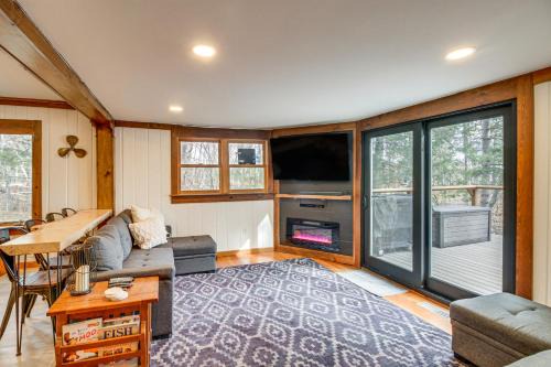 Waterfront Duluth Cabin with Deck and River View!