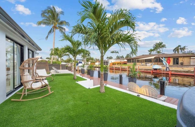 Waterfront Duplex Tropical Oasis