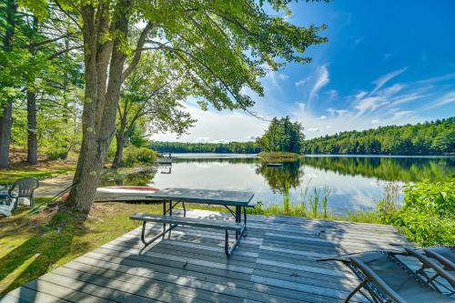 Waterfront Escape with Beach Access in Bridgton