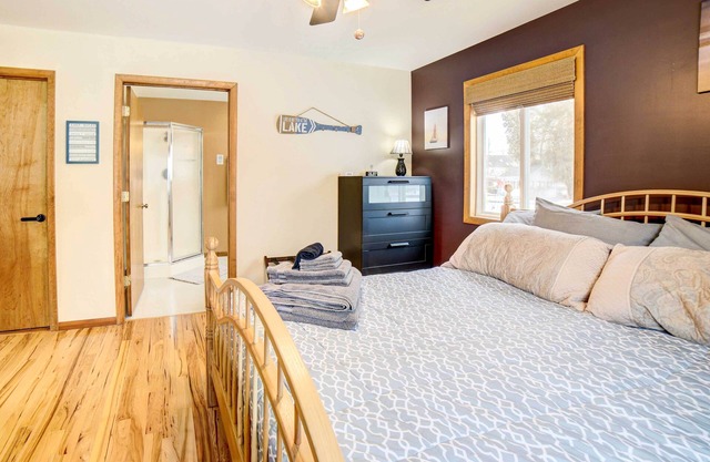 Waterfront Evart House on Chippewa Lake Channel