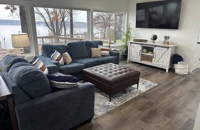 Waterfront Family Getaway Duo Homes Sleeps 18 w/ Private Dock on Grand Lake