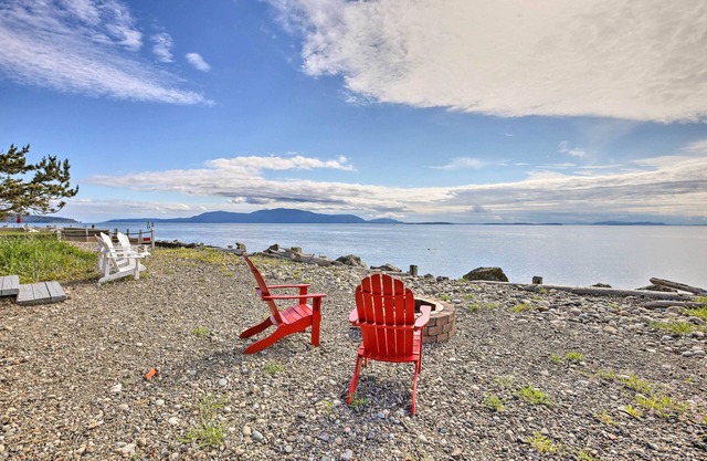 Waterfront Ferndale Home: Deck + Beach Access