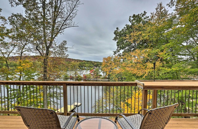 Waterfront Highland Lakes Home w / Deck + muelle privado