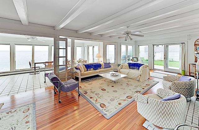Waterfront home on Sagamore Beach with private pool & panoramic bay views