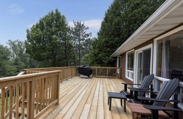Waterfront Home on Three Mile Lake. Ideal lodging for ice fishing.