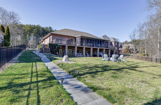 Waterfront Lake Norman Retreat w/ Dock + Hot Tub!