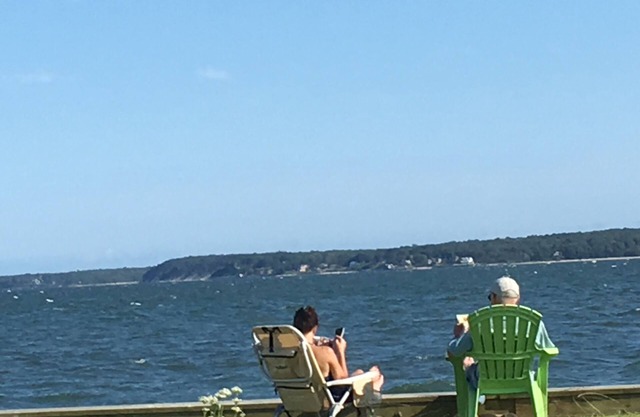 WATERFRONT, PRIVATE SANDY BEACH ON PECONIC BAY