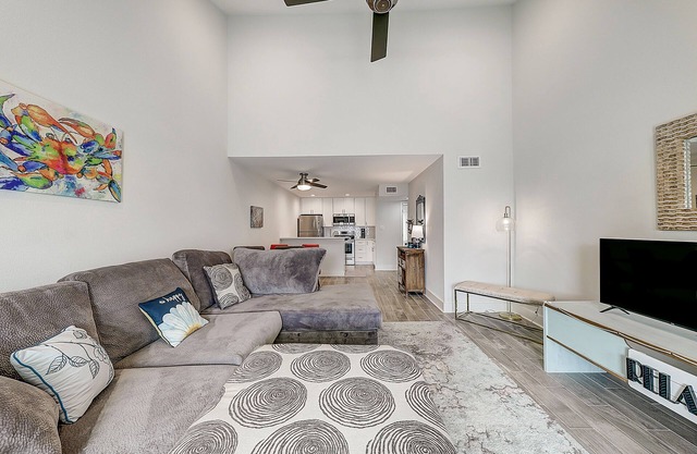 Waterfront retreat with a pool & dock plus central AC, washer/dryer, & views