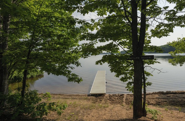 Waterfront sandy beach access