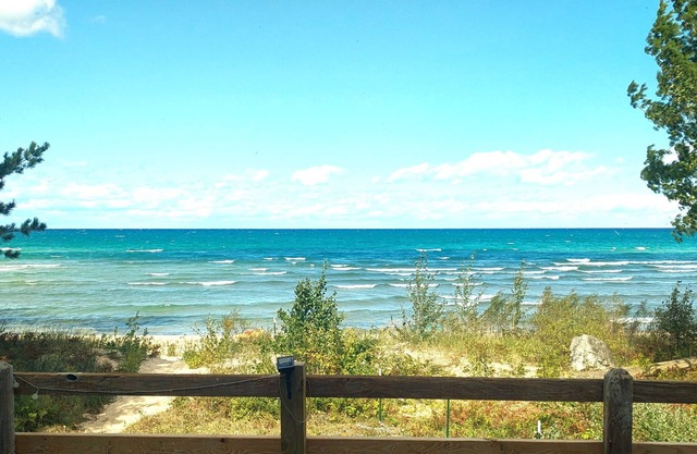 Waterfront - Secluded, Sandy and Scenic on 2 Acres for up to 12 People