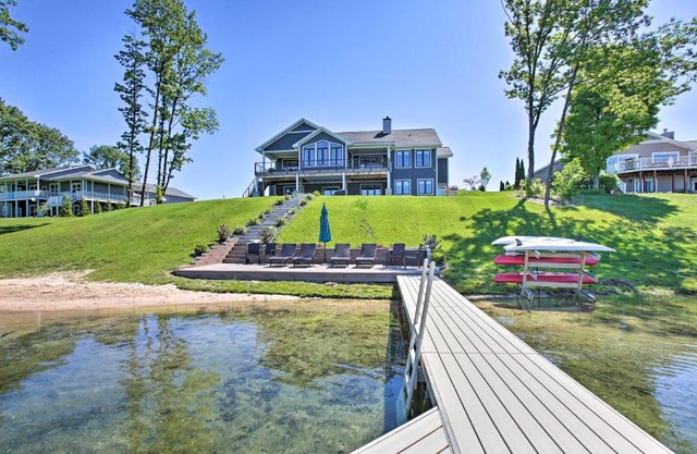 Waterfront Silver Lake Home with Private 40 Dock!