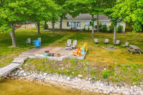 Waterfront Torch Lake Cottage with Dock and Fire Pit!