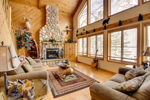 Waubun Lake Cabin with Private Dock and Fire Pit!