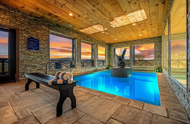 Welcome to Eagle Summit National Park Lodge. Luxury Pool Cabin!