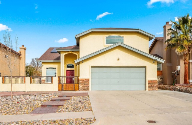 Welcoming home that rests in the shadows of The Franklin Mountains