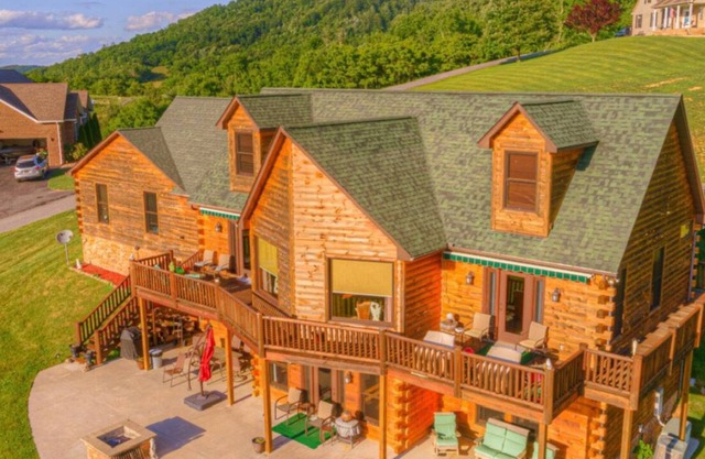 West Virginia Log Cabin Home