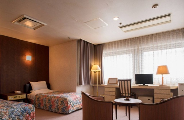 Westernstyle room barrierfree twin | Hot spri / Kyoto Kyōto
