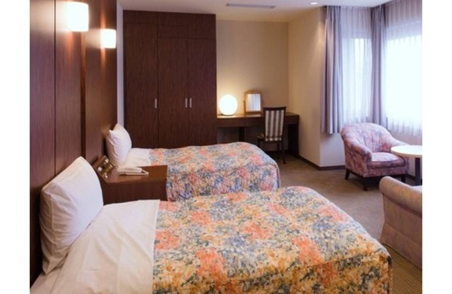 Westernstyle room large twin | Hot spring reno / Kyoto Kyōto