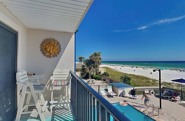 Whispering Seas #205A | Gulf Front + Pool
