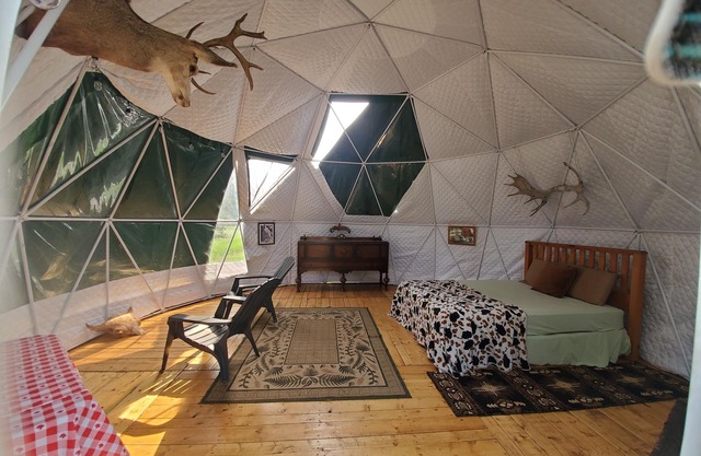 Wilderness Geo Dome in Boundary RV Park