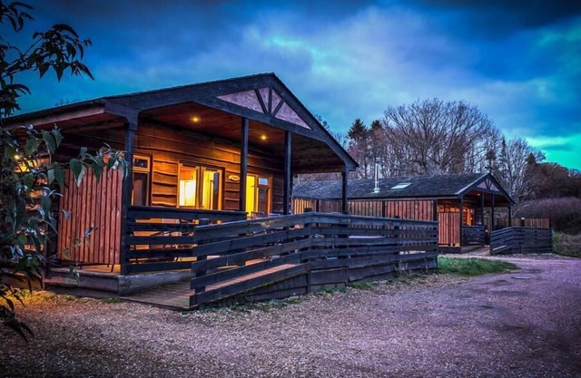 Lodge-Baño con ducha-Wimborne