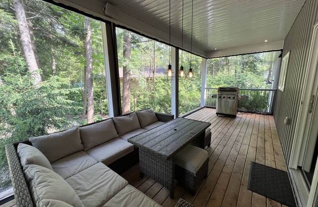 Winter, all new and modern cottage