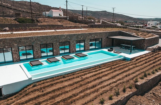 Wonderful Mykonos Villa | Villa Rohfa | 5 Bedrooms | Unique Aegean Sea Views | Private Infinity Pool | Ftelia beach