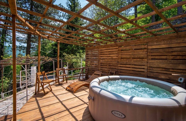 Preciosa casa de vacaciones privada con piscina privada, WIFI, jacuzzi, TV, terraza, aparcamiento