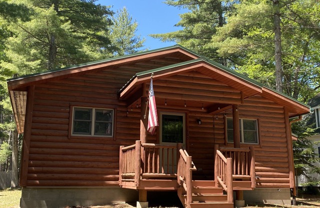 Wooded property in Northern Michigan. Great location for ice fishing on Mullett!