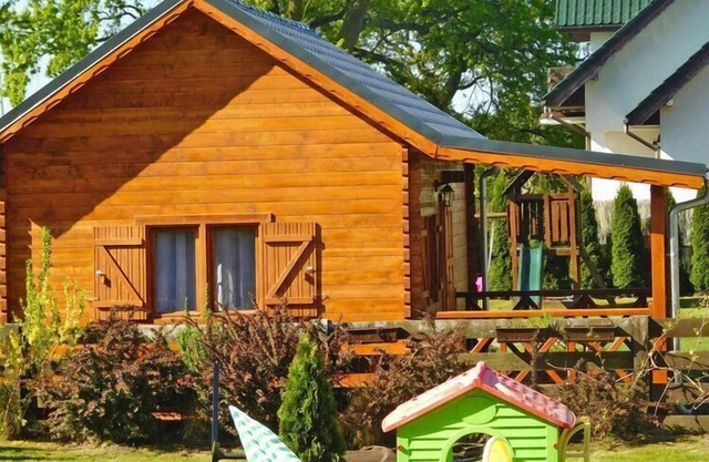 Casa de madera en Karsibor cerca del Báltico