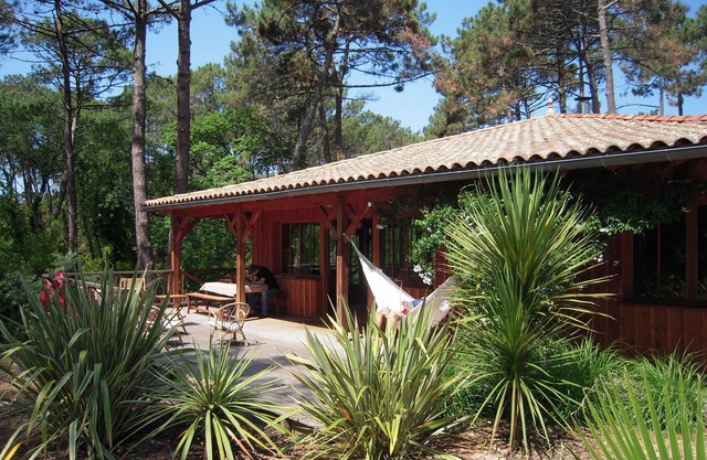 Villa de madera en Cap Ferret en los pinos - cerca del océano - sin vecinos