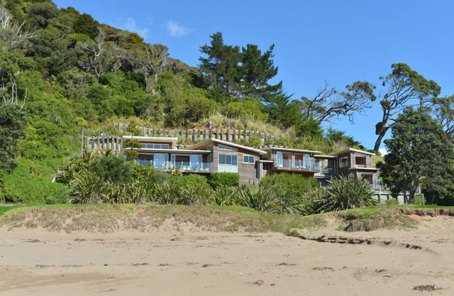 Casa Woolley Bay en la playa
