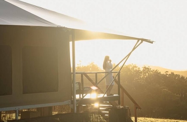 Woora - Hills Kissed by Golden Sunrise as you awaken to a world kissed by dawn at Woora (Noongar for "far, far away").