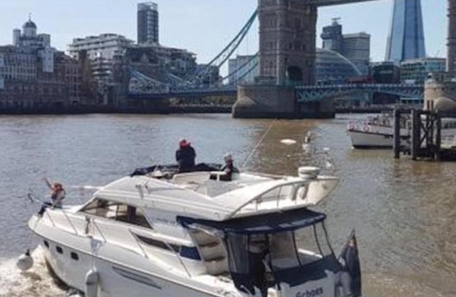 Yacht -Central London St Kats Dock Tower Bridge