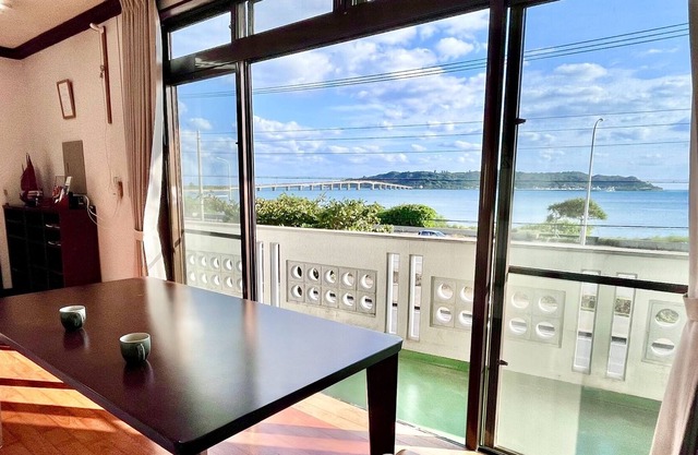 You can also BBQ An inn with a panoramic view of / Uruma Okinawa