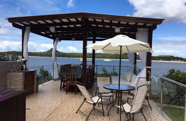 Alter Chão beach house vista panorámica del río Tapajós