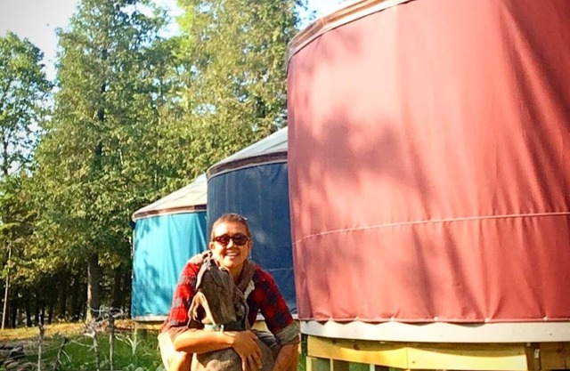 Yurt - Escape aislado de la isla en el retiro privado y ecológico del lago Hurón