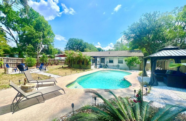 Zen Oasis: Pool/ Gazebo/ Firepit