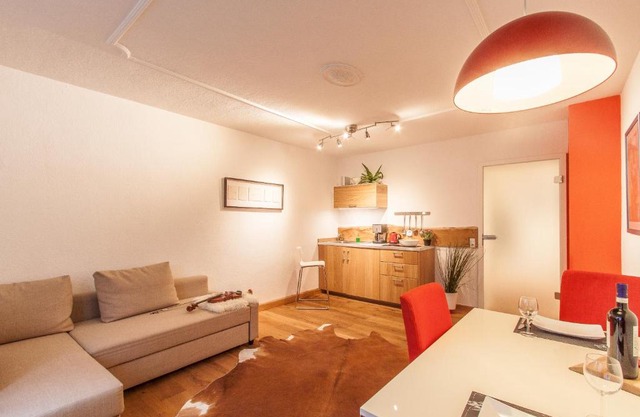 Zentrales City-Apartment mit Blick ins Grüne