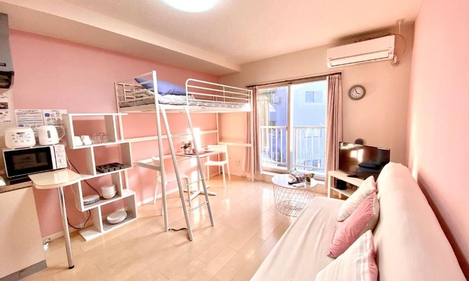 Matsudo Apartamento | 松戸駅スグ1k 光回線完備,女子会にも Nomad松戸宿044