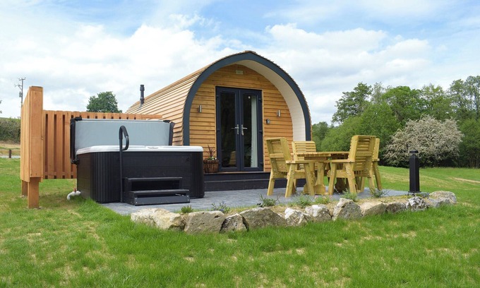 Llanfyllin Cabaña | Alojamiento de 1 habitaciones en Llanfyllin, near Welshpool