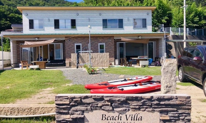 Onomichi Complejo | 10seconds From the Beautiful sea in Front. Enjoy Bbq, Cycling, Sup With Dogs