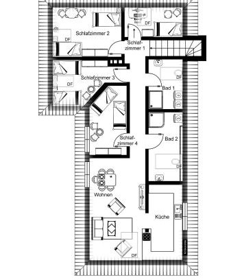 Siek Apartamento | 120m² Apartment nahe A1 - 4 Schlafzimmern - 2 Bäder - große Wohnküche - Grillplatz - Parkplatz