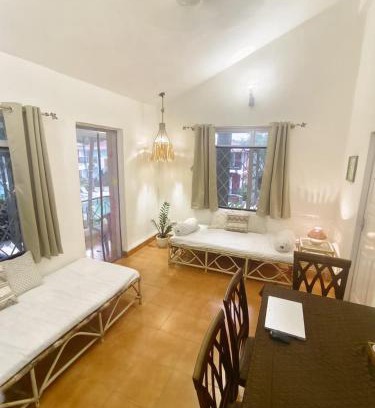 Sinquerim Casa | 1bhk Beachside Apartment - Cozy By The Sea Goa