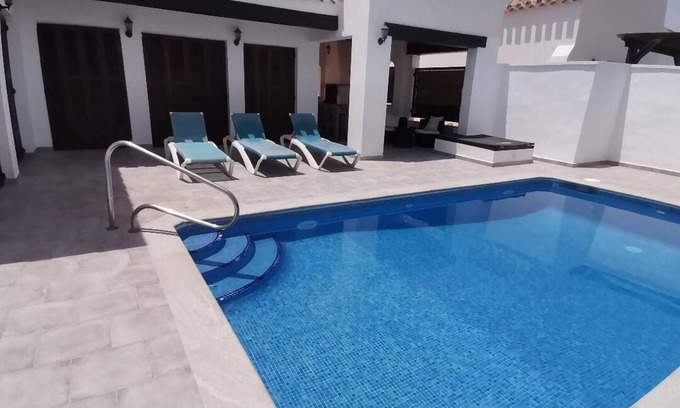 Caserio Los Tarquinos Villa | 1st Line Golf Villa 2, private Pool and sky Package, 20 mins from Murcia /city