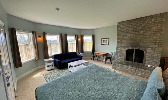 Lopez Island Apartamento | # 1TripAdvisor-Waterviews-Fireplace-King Bed-Soak Tub ⛴🌅🔥🛁