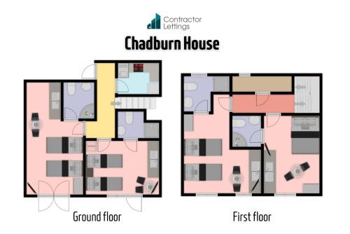 Newborough Casa | 4 Bedroom 4 Bathroom Contractor House with Secure Locks on Each Bedroom Managed by Your Lettings Short Lets & Serviced Accommodation Peterborough including FREE Parking and WiFi