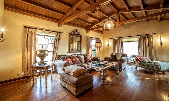 West Covina Villa | 4Br/4.5Ba 3850 Sqft Historical Villa w/ Game Rm/Private Pool & Gate/15 parking,