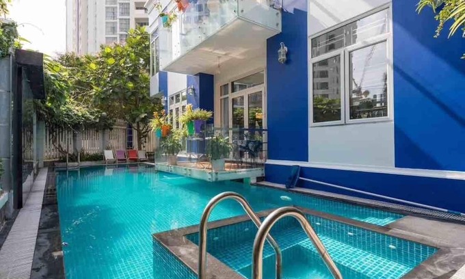 Thu Thiem Villa | Villa Ha Phong · ❤️5 habitaciones VILLA✔️14pax ☘️Pool ⭐️Karaoke♨️BBQ❤️Dist. 2 (altura de Estella)