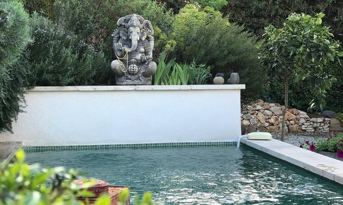 Roquevaire Casa | 64 Le Mazet en Provence con piscina privada climatizada y jardín mediterráneo